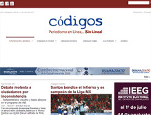Tablet Screenshot of codigosnews.com